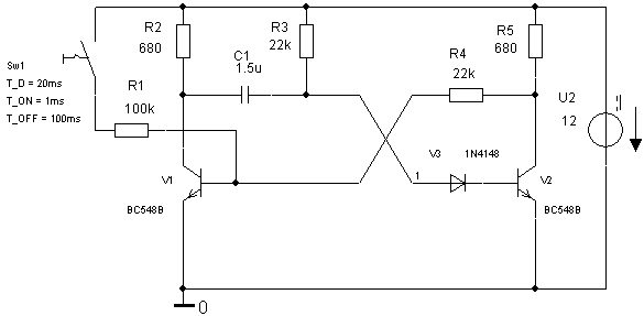 Schaltung mit Hilfsdiode